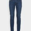 Brand new ✨ Diesel LIBRARY SLEENKER - Slim Fit 🔥 Jeans - Dark Blue ❤️ -Vivid Styles Shop 968516e1656747068b266aecd75b3c11