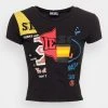 Hot Sale ✔️ Diesel T-CUTIE - Print T-shirt - Black 🎁 -Vivid Styles Shop 9cb91bb011e84983b9bbe8063b94f6b9