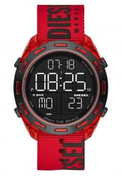 Flash Sale ✨ Diesel CRUSHER - Digital ⌚ Watch - Red 🔔