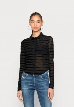 Best deal ✨ Diesel C-AMISS - Button-down Blouse - Black 🔥