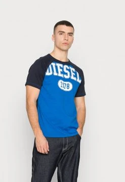 Best Pirce 🎉 Diesel RAGLEN - Print T-shirt - Blue ⭐