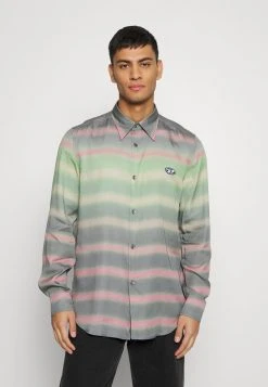 Best reviews of ❤️ Diesel TUCKER STRIPE - 🤩 Shirt - Green ✔️