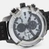 Discount ⭐ Diesel GRIFFED - Chronograph ⌚ Watch - Black/silver ✔️ -Vivid Styles Shop 9f4fff78580140c58b61130f44476f19