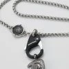 Coupon ⭐ Diesel SINGLE PENDANT - Necklace - Black/silver-coloured 🎉 -Vivid Styles Shop a3292efb356a4ac9828300be58dbd05f