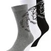 Cheapest 😍 Diesel RAY SOCKS 3PACK - SOCKS - Schwarz/weiß/grau 🥰