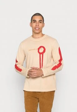 Top 10 ❤️ Diesel JUST - Long Sleeved Top - Light Beige 🧨