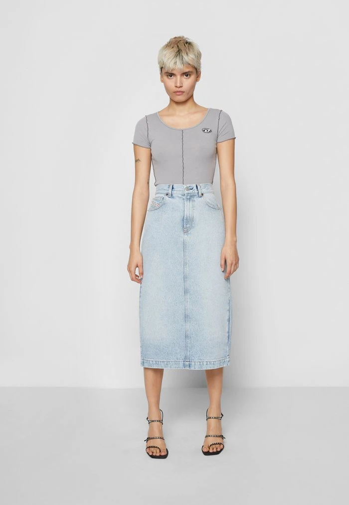 Deals 👏 DE-RONNY DIESEL LIBRARY - Denim Skirt - Denim 🤩 6 Deals 👏 DE-RONNY DIESEL LIBRARY - Denim Skirt - Denim 🤩 - Image 4