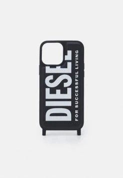 Buy 🎉 Diesel NECKLACE CASE CORE UNISEX - Phone Case - Black/white 🎉