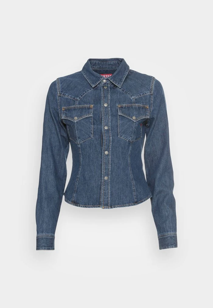 Discount 💯 DE-RIN-F DIESEL LIBRARY - Button-down Blouse - Denim 🌟 6 Discount 💯 DE-RIN-F DIESEL LIBRARY - Button-down Blouse - Denim 🌟 - Image 4