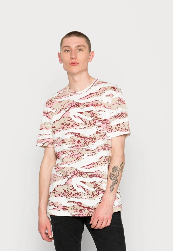 Wholesale 🔥 Diesel JUST UNISEX - Print T-shirt - Soft Pink 😍 3 Wholesale 🔥 Diesel JUST UNISEX - Print T-shirt - Soft Pink 😍