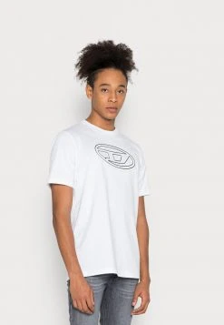 Buy 😀 Diesel JUST BIGOVAL - Print T-shirt - White 🌟