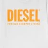 Best Sale 😉 Diesel JUST LOGO - Print T-shirt - White ⌛ -Vivid Styles Shop bb88ee45d7b74c5d98ed8287fbed7806