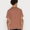 Top 10 👏 Diesel JUST - Print T-shirt - Brown 🧨 -Vivid Styles Shop c01cc34a1e594f4c8c7663cd006d4f5d