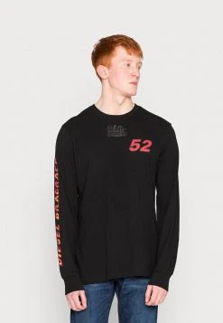 Outlet ✨ Diesel Long Sleeved Top - Black 🔥