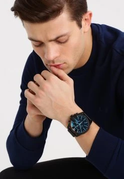 Coupon 🌟 Diesel LG RD BLK BLK ST - Chronograph ⌚ Watch - Schwarz 😍