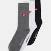 New ❤️ Diesel HERMINE 3 PACK - 😍 Socks - Black/gray/white ❤️