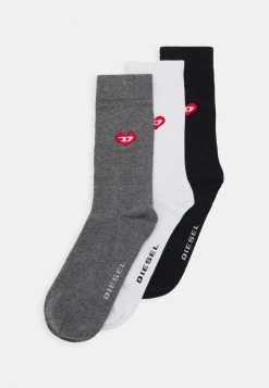 New ❤️ Diesel HERMINE 3 PACK - 😍 Socks - Black/gray/white ❤️