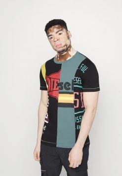 Hot Sale ⌛ Diesel T-DIEGIE - Print T-shirt - Black 😉