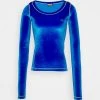 Best deal 🧨 Diesel T-VELLY - Long Sleeved Top - Blue ⭐ -Vivid Styles Shop ca1718d103134f7e83661796121090f9