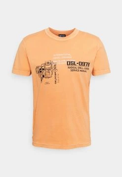 Discount 😉 Diesel DIEBIND UNISEX - Print T-shirt - Salmon 👏