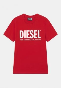 Cheap 🤩 Diesel JUST LOGO - Print T-shirt - Red Blood 😉