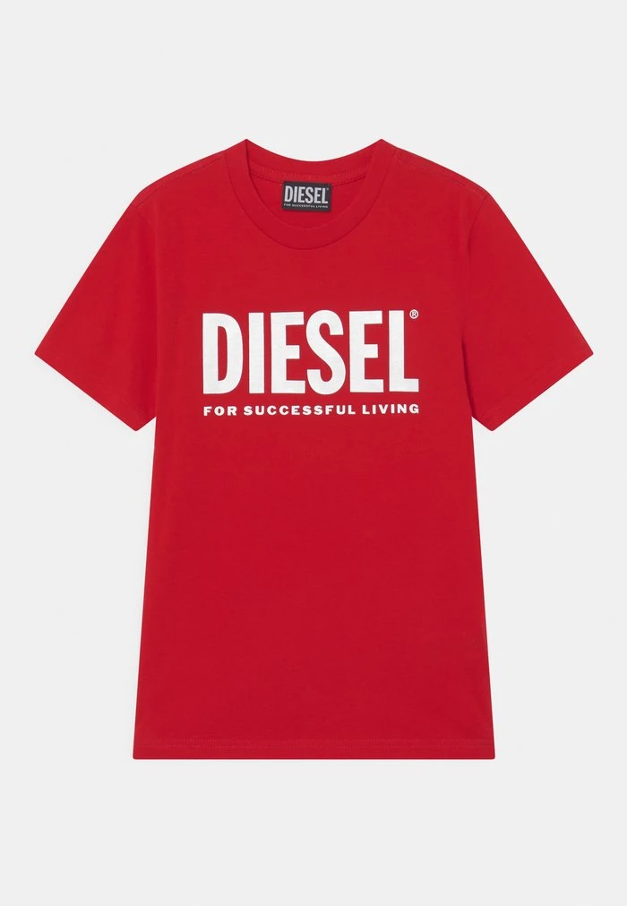 Cheap 🤩 Diesel JUST LOGO - Print T-shirt - Red Blood 😉 3 Cheap 🤩 Diesel JUST LOGO - Print T-shirt - Red Blood 😉