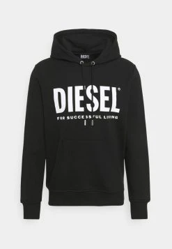 Top 10 ❤️ Diesel S-GIRK-HOOD-ECOLOGO UNISEX - Hoodie - Black 🔥
