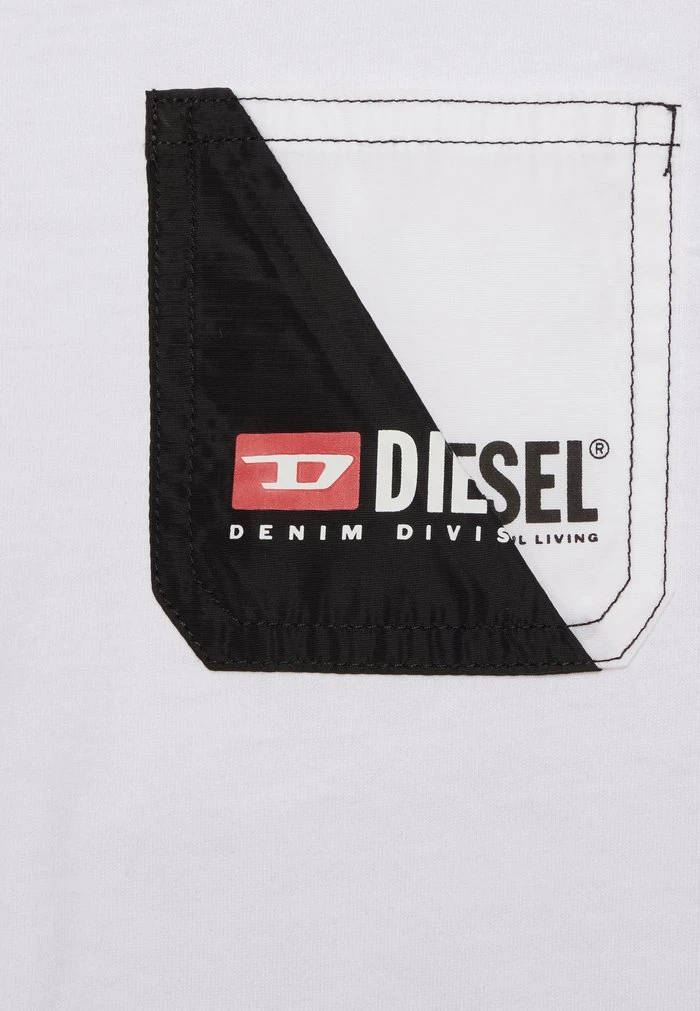 Best Pirce ✨ Diesel MTUCIOX - Print T-shirt - Bianco 🌟 5 Best Pirce ✨ Diesel MTUCIOX - Print T-shirt - Bianco 🌟 - Image 3
