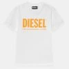 Best Sale 😉 Diesel JUST LOGO - Print T-shirt - White ⌛