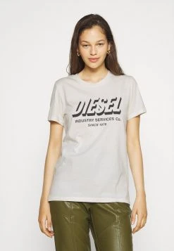 Budget 😍 Diesel SILY - Print T-shirt - Off White ⭐