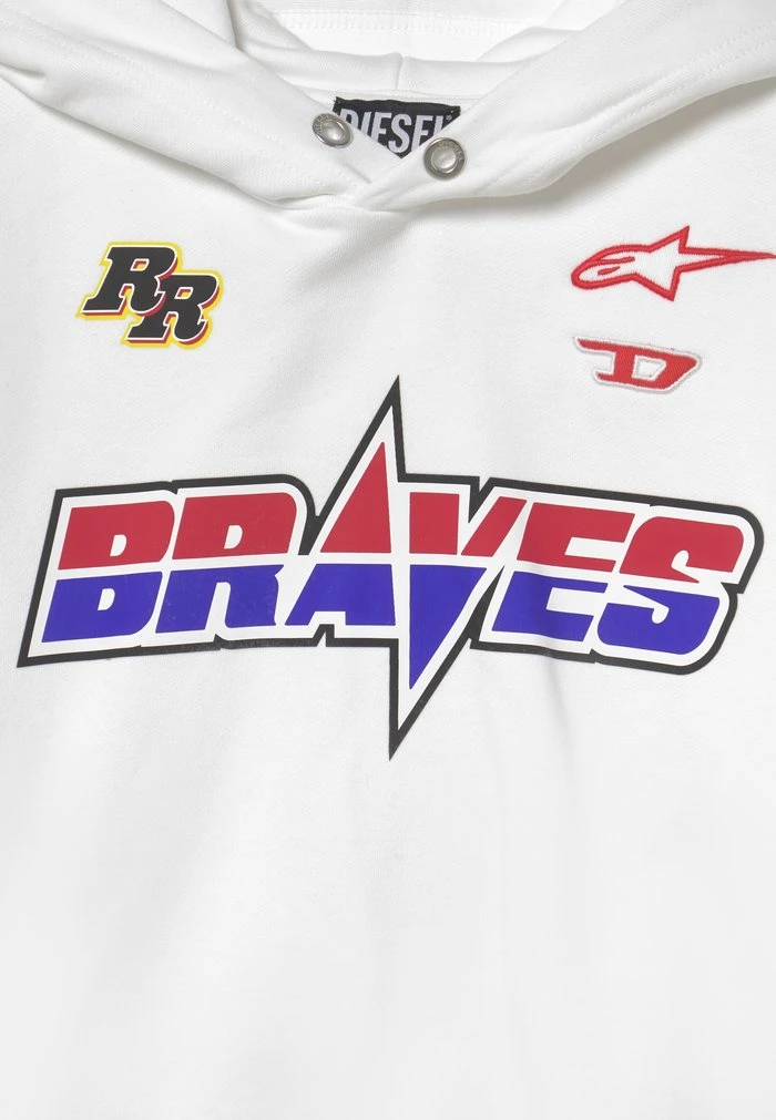 Cheap ✔️ Diesel HOOD - Sweatshirt - Bianco ⭐ 5 Cheap ✔️ Diesel HOOD - Sweatshirt - Bianco ⭐ - Image 3