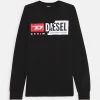Discount ⌛ Diesel TDIEGOCUTY MAGLIE UNISEX - Long Sleeved Top - Nero 🎉