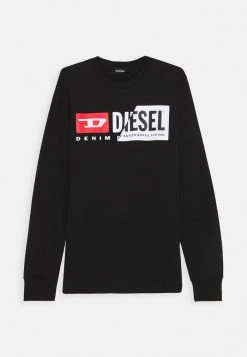 Discount ⌛ Diesel TDIEGOCUTY MAGLIE UNISEX - Long Sleeved Top - Nero 🎉
