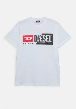 Top 10 🧨 Diesel UNISEX - Print T-shirt - Bianco 👍