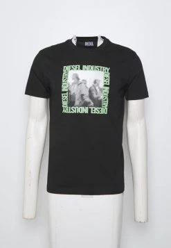 Flash Sale 🔔 Diesel T-DIEGOR-HS2 UNISEX - Print T-shirt - Black 💯