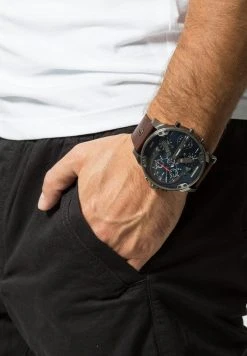Promo โค๏ธ Diesel MR DADDY 2.0 - Chronograph โ Watch - Dark Brown ๐งจ