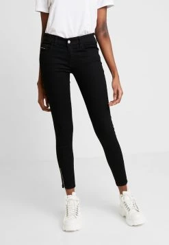 Flash Sale 🔥 Diesel SLANDY LOW ZIP - Jeans Skinny Fit - Black ⌛
