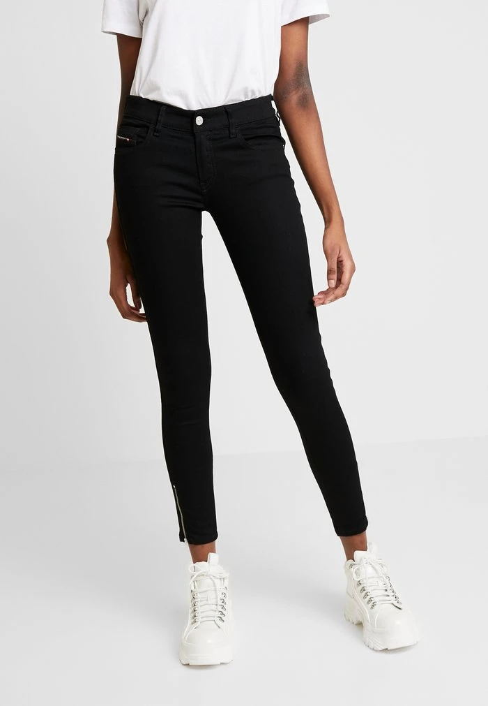 Flash Sale 🔥 Diesel SLANDY LOW ZIP - Jeans Skinny Fit - Black ⌛ 3 Flash Sale 🔥 Diesel SLANDY LOW ZIP - Jeans Skinny Fit - Black ⌛