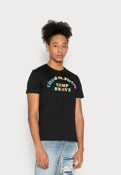 Discount โ Diesel T-INY-C1 - Print T-shirt - Black ๐