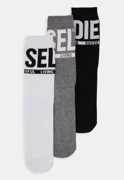 Best Pirce ๐ Diesel SKM-RAY-THREEPACK 3 PACK - Socks - Black/white/grey ๐ฅ
