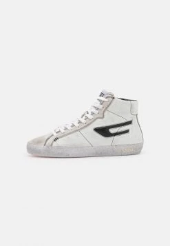 Coupon ✨ Diesel S-LEROJI MID - High-top Trainers - White/black 💯