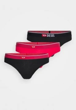 Best Sale 🤩 Diesel STARSEY 3 PACK - Thong - Black/black/pink 👍