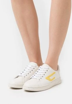 Coupon ๐ Diesel S-ATHENE LOW W - Trainers - White/yellow โจ