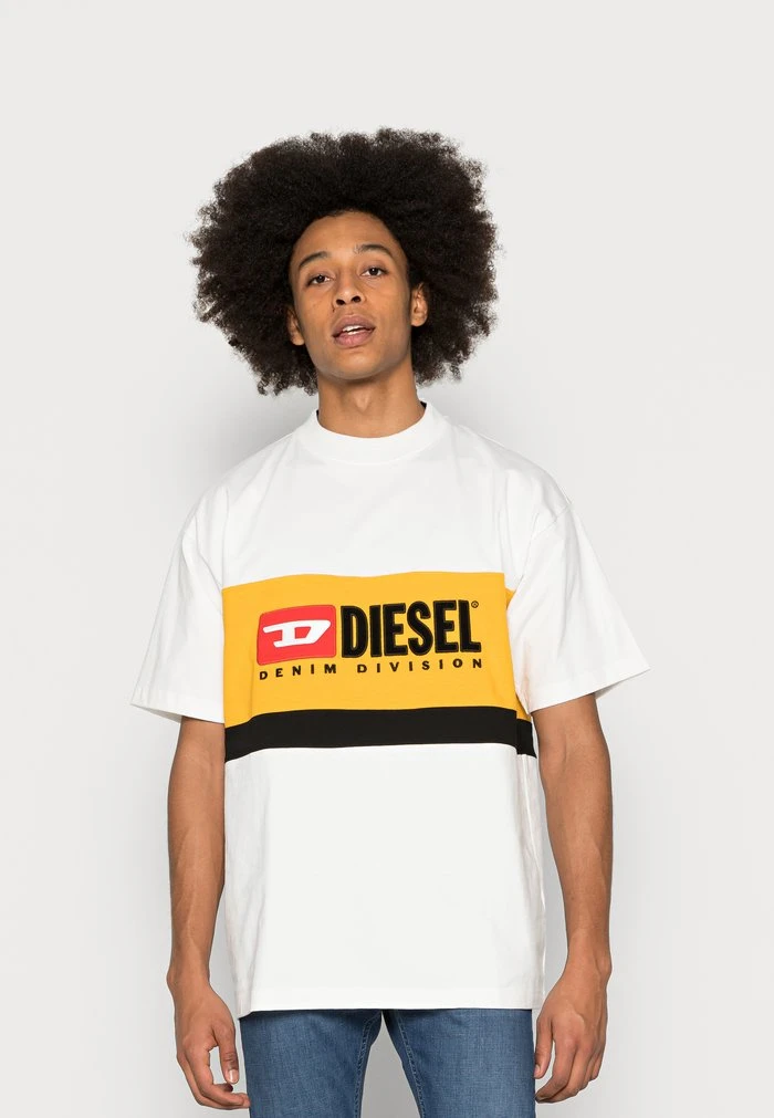 Promo 🎉 Diesel STREAP DIVISION - Print T-shirt - White 🎁 3 Promo 🎉 Diesel STREAP DIVISION - Print T-shirt - White 🎁