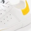 Brand new ⌛ Diesel CLEVER S-CLEVER LOW W - Trainers - Weiß/gelb 👏 -Vivid Styles Shop f37ed86a15b94a6ebc9d2027575043a8