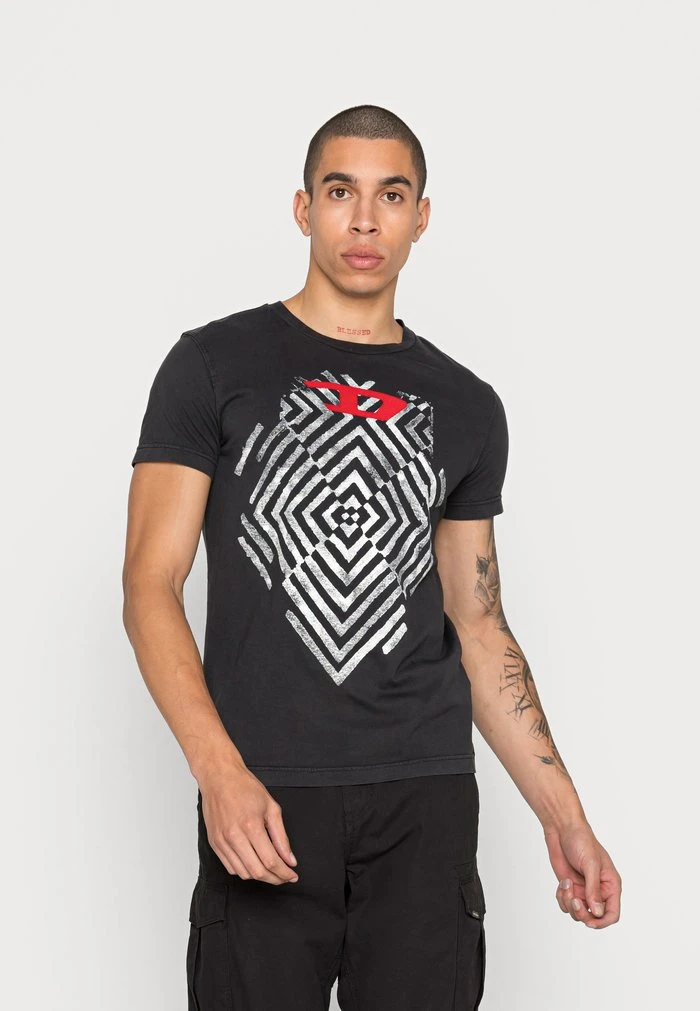 Coupon โ Diesel DIEGOR - Print T-shirt - Black ๐ 3 Coupon โ Diesel DIEGOR - Print T-shirt - Black ๐