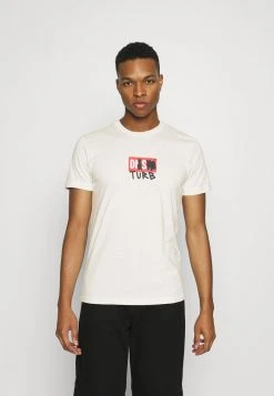Brand new ๐ฏ Diesel T-DIEGOS-B10 UNISEX - Print T-shirt - Creme โค๏ธ