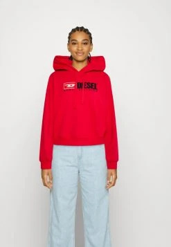 Best reviews of 🥰 Diesel REGGY HOOD - Sweatshirt - Red ❤️