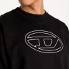 Discount 😉 Diesel S MART BIGOVAL - Sweatshirt - Black ⭐ -Vivid Styles Shop f83636530c3d47f8b7abcf9548640789