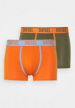Best deal 🔥 Diesel DAMIEN 2 PACK - Pants - Orange/green ⭐